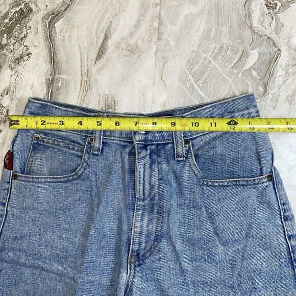 Z. Cavaricci VTG Sz 26 High Waist Embroidered Denim Shorts 100% Cotton 90s Mom - Picture 3 of 11